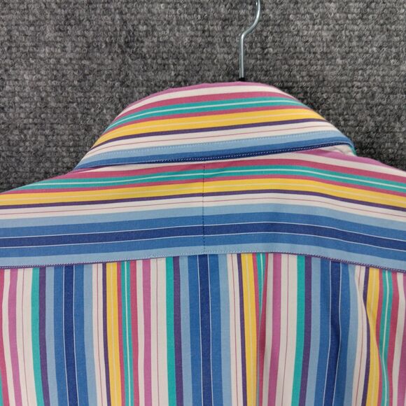 Polo Ralph Lauren Curham Shirt Mens L Multicolor Striped Classic Fit Button Up - Picture 8 of 16